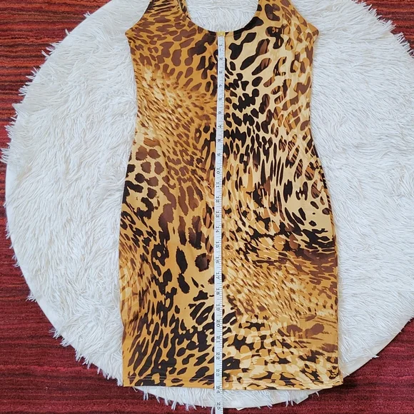 💥Animal Print Dress with Hoodie💥 - Picture 7 of 11